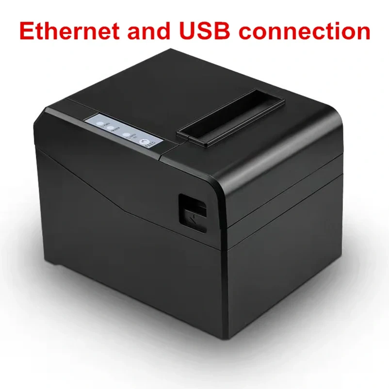 Brand New 80mm Receipt Printer Thermal Bill Print Fast Automatic Cutter All Product Have Both USB And Network Connections