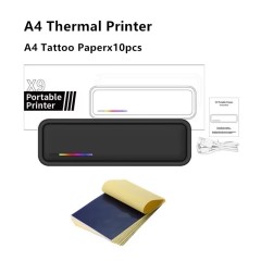 X9 add 10 Tattoo paper