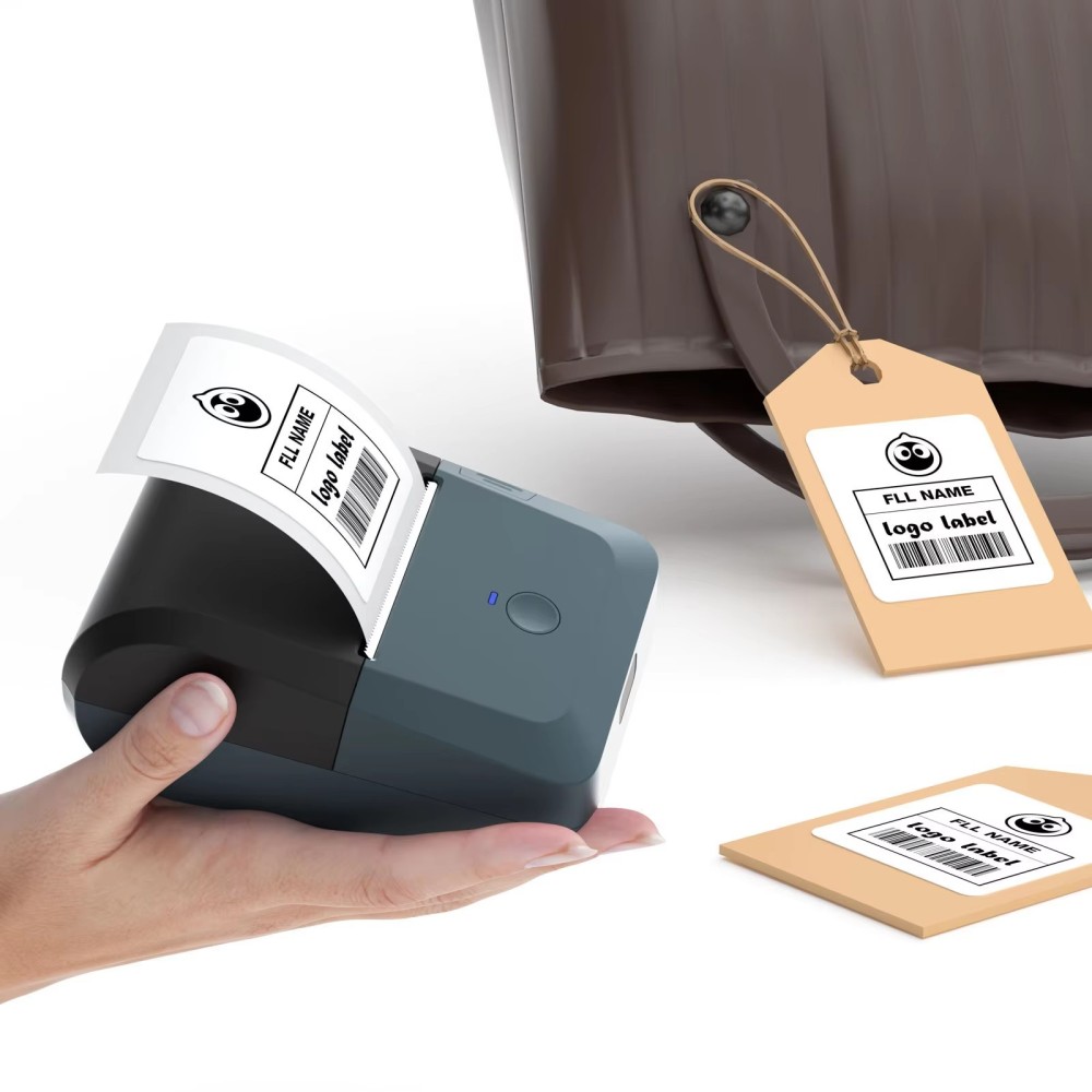Y50 Bluetooth Label Maker Machine with Tape, Thermal Label Printer Easy to Use for Office, Home, Business, 2 Inch Label Maker with 2'' x1.18'' Labels-230pcs/Roll