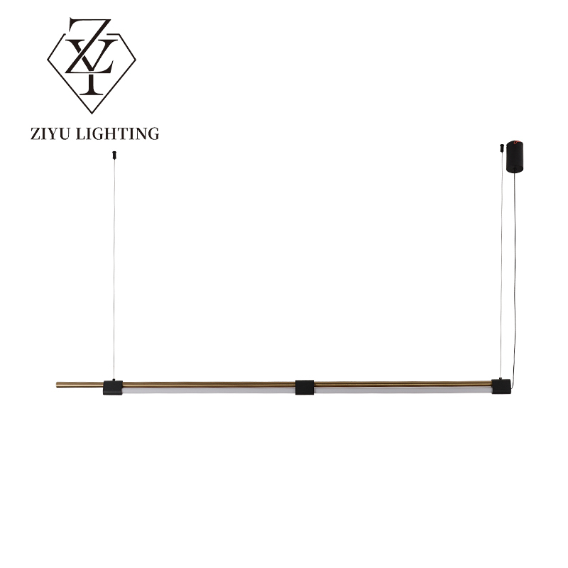 Minimalist dining room long chandelier modern designer creative lights