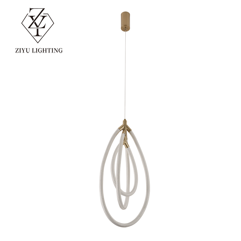 Post-modern designer simple living room wall decoration bedroom bedside villa duplex, aisle, silicone chandelier