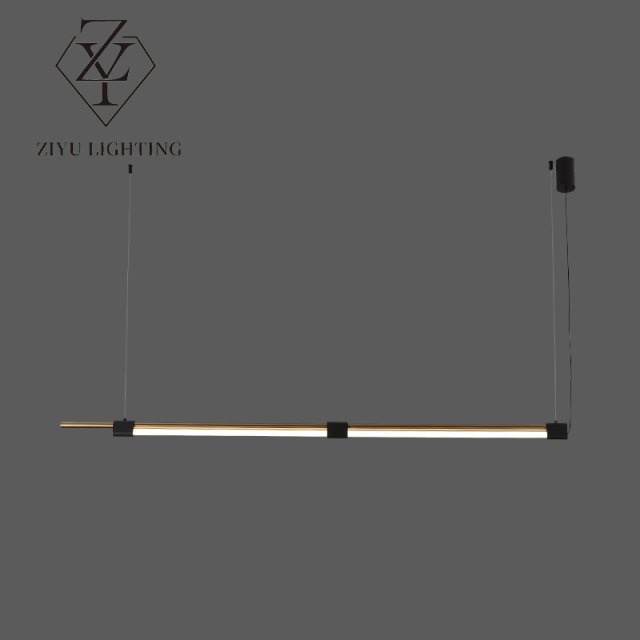 Minimalist dining room long chandelier modern designer creative lights