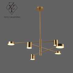 Post-modern light luxury simple designer art personality creative dining room chandelier