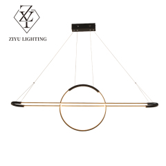 Postmodern restaurant chandelier modern simple Nordic lamps creative dining room minimalist art bar table lamp