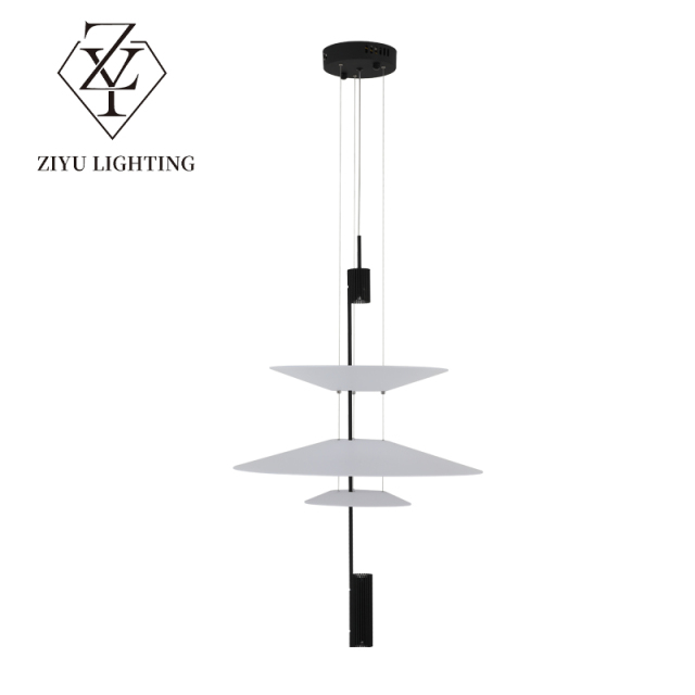 Nordic postmodern chandelier personality creative restaurant lights Hotel living room simple duplex UFO chandelier