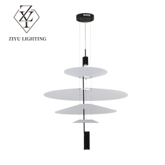 Nordic postmodern chandelier personality creative restaurant lights Hotel living room simple duplex UFO chandelier