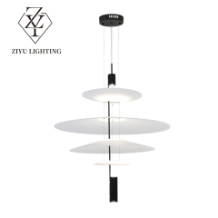 Nordic postmodern chandelier personality creative restaurant lights Hotel living room simple duplex UFO chandelier