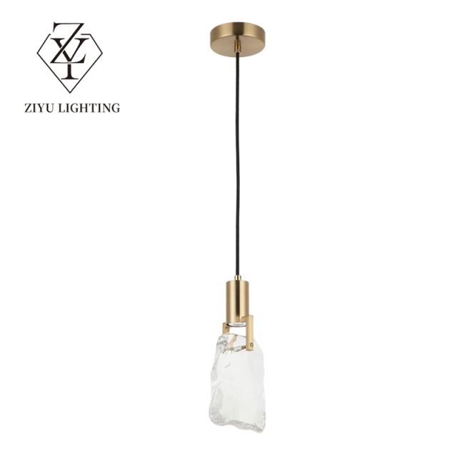 Post-modern simple crystal chandelier Nordic luxury living room background wall staircase corridor bedroom bedside lamp