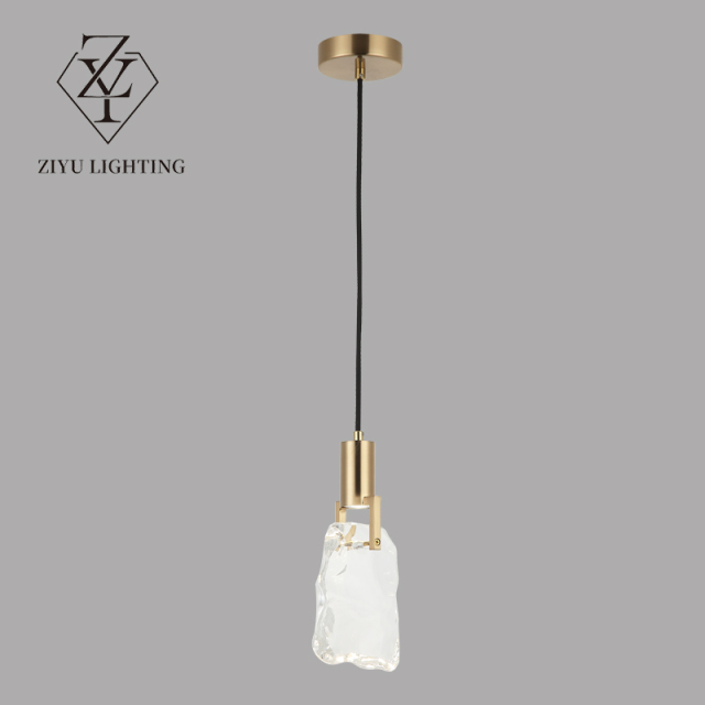Post-modern simple crystal chandelier Nordic luxury living room background wall staircase corridor bedroom bedside lamp