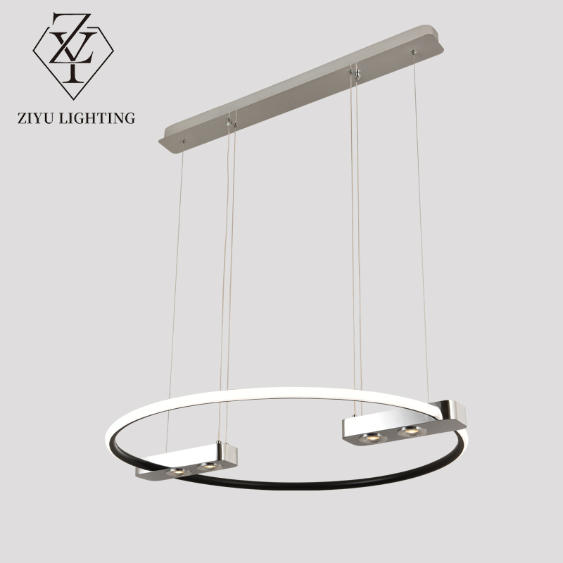 Nordic restaurant chandelier designer creative modern simple living room model room bedroom study round chandelier