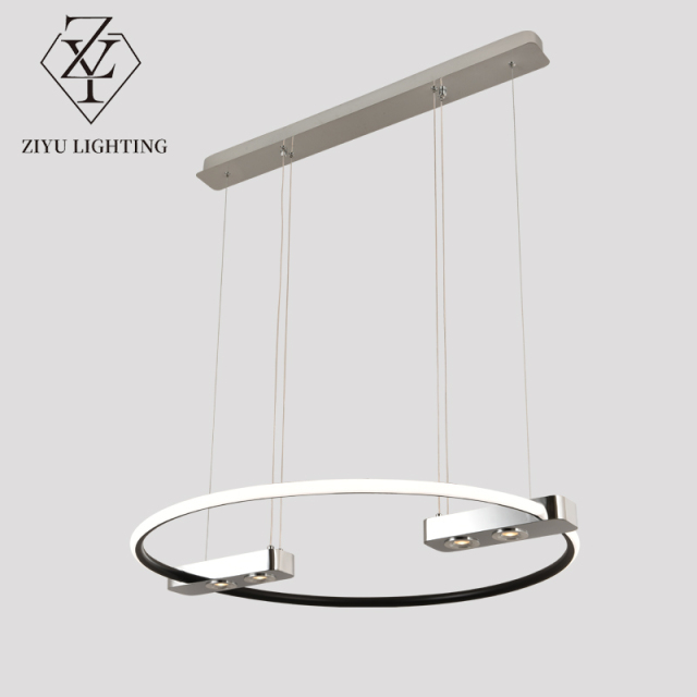 Nordic restaurant chandelier designer creative modern simple living room model room bedroom study round chandelier