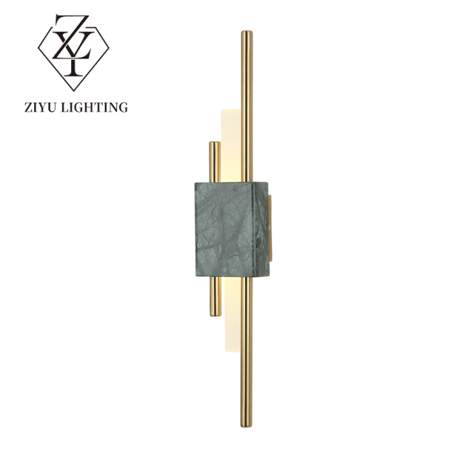 Nordic post-modern marble living room background wall lamp aisle bedroom bedside lamp