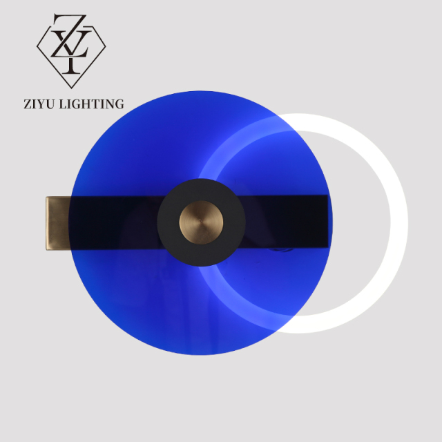 Nordic creative CD record light wall lamp living room sofa background wall personality bedroom pendant light