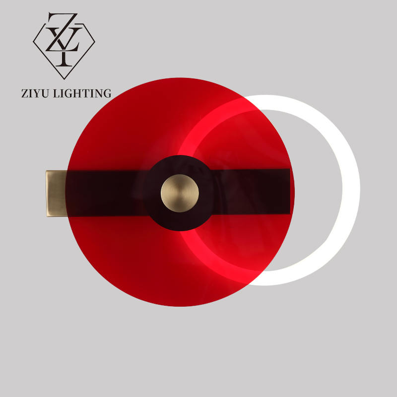 Nordic creative CD record light wall lamp living room sofa background wall personality bedroom pendant light