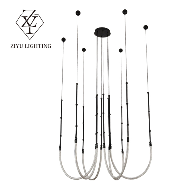 Post-modern restaurant large living room chandelier simple restaurant art designer light luxury Nordic chandelier