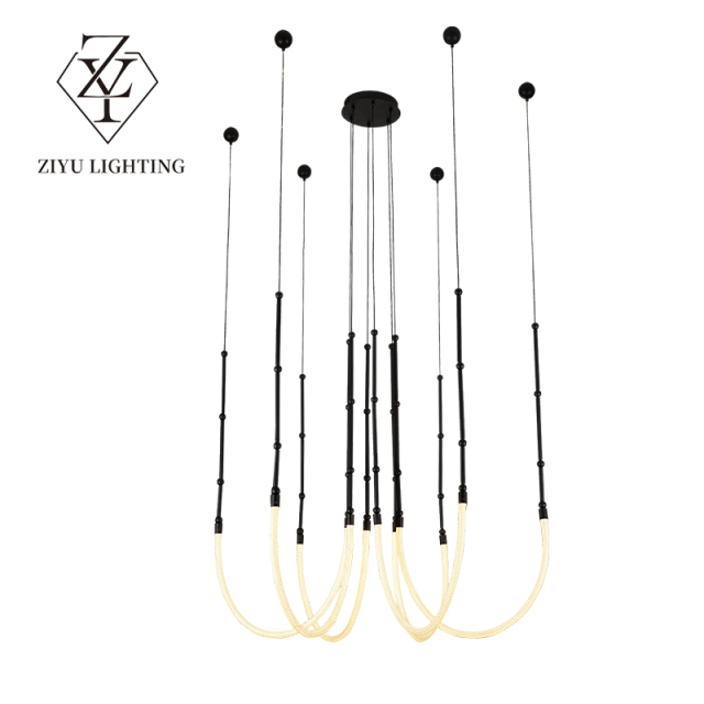 Post-modern restaurant large living room chandelier simple restaurant art designer light luxury Nordic chandelier
