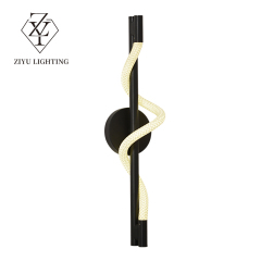 Retro light luxury living room background wall light bedroom bedside light creative personality hotel staircase wall hanging light