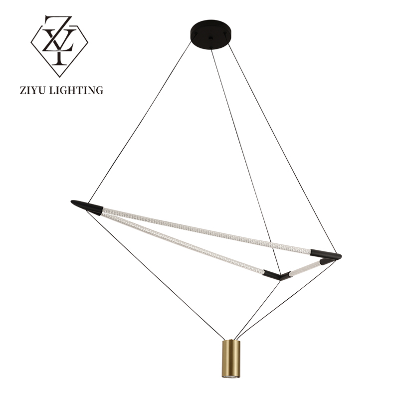 Nordic post-modern simple creative geometric chandelier designer model room bar restaurant cafe study studio living room chandelier