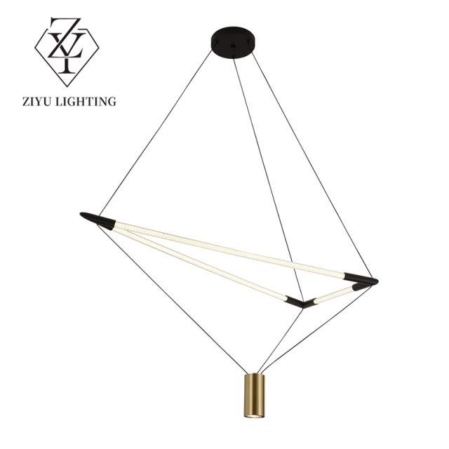 Nordic post-modern simple creative geometric chandelier designer model room bar restaurant cafe study studio living room chandelier