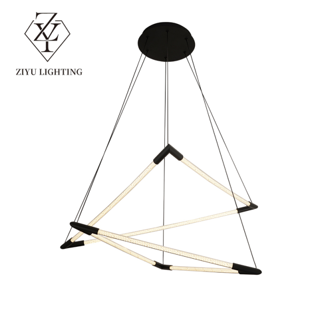 Simple creative geometric chandelier designer model room bar restaurant Cafe study studio living room chandelier