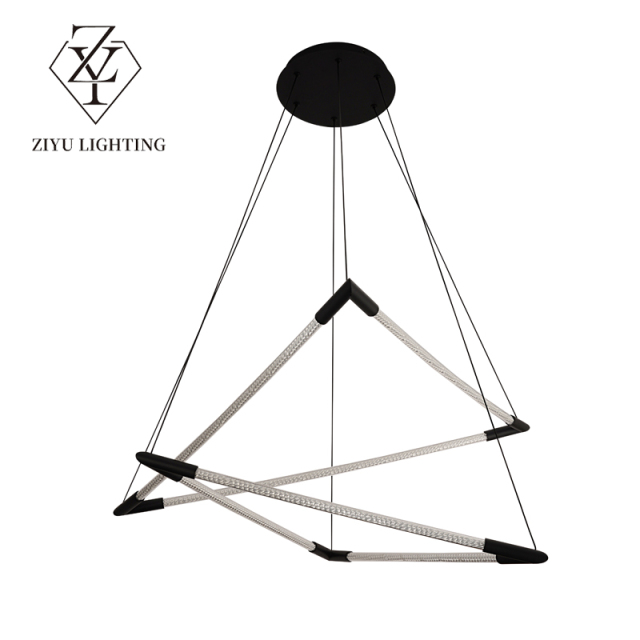 Simple creative geometric chandelier designer model room bar restaurant Cafe study studio living room chandelier