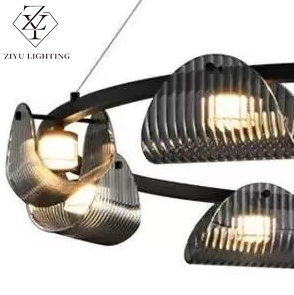 Italian minimalist living room pendant light, modern minimalist circular design, bedroom dining room lighting fixtures
