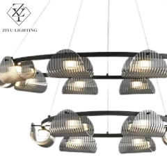 Italian minimalist living room pendant light, modern minimalist circular design, bedroom dining room lighting fixtures
