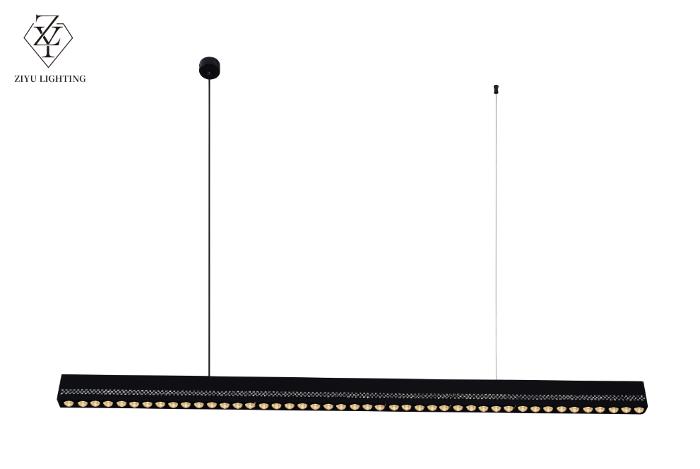 Long strip linear light, entrance hall, living room, household surface mounted grille light, LED deep cup anti glare surface mounted spotlight