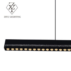 Long strip linear light, entrance hall, living room, household surface mounted grille light, LED deep cup anti glare surface mounted spotlight