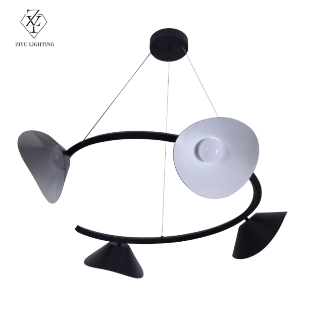 Nordic master bedroom bedside pendant lamp, modern and simple hanging line lighting fixture