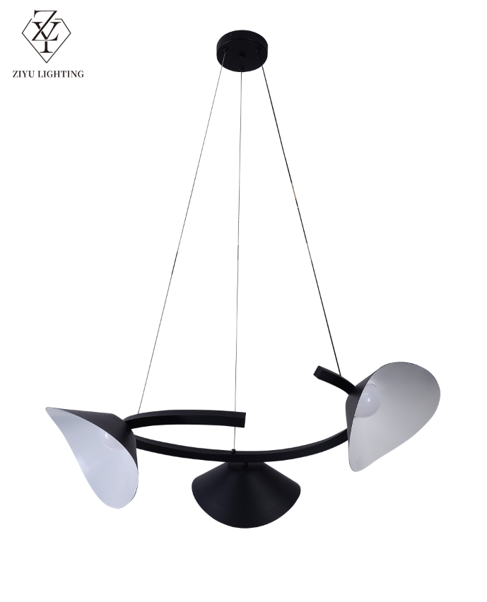 Nordic master bedroom bedside pendant lamp, modern and simple hanging line lighting fixture
