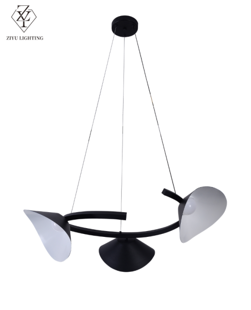 Nordic master bedroom bedside pendant lamp, modern and simple hanging line lighting fixture