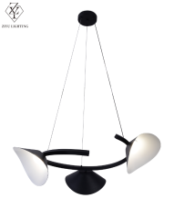 Nordic master bedroom bedside pendant lamp, modern and simple hanging line lighting fixture