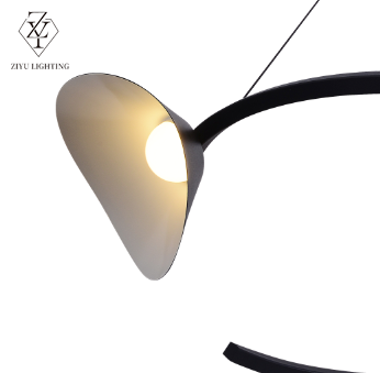Nordic master bedroom bedside pendant lamp, modern and simple hanging line lighting fixture