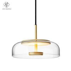 Nordic Modern Stylish dining room restaurant single pendant bedroom bedside lamp creative bar glass lampshade pendant