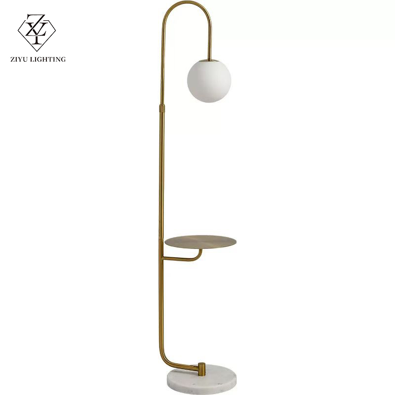 light luxury style Living room floor lamp，floor lamp beside the sofa，atmosphere-creating  floor lamp， bedroom standing lamp