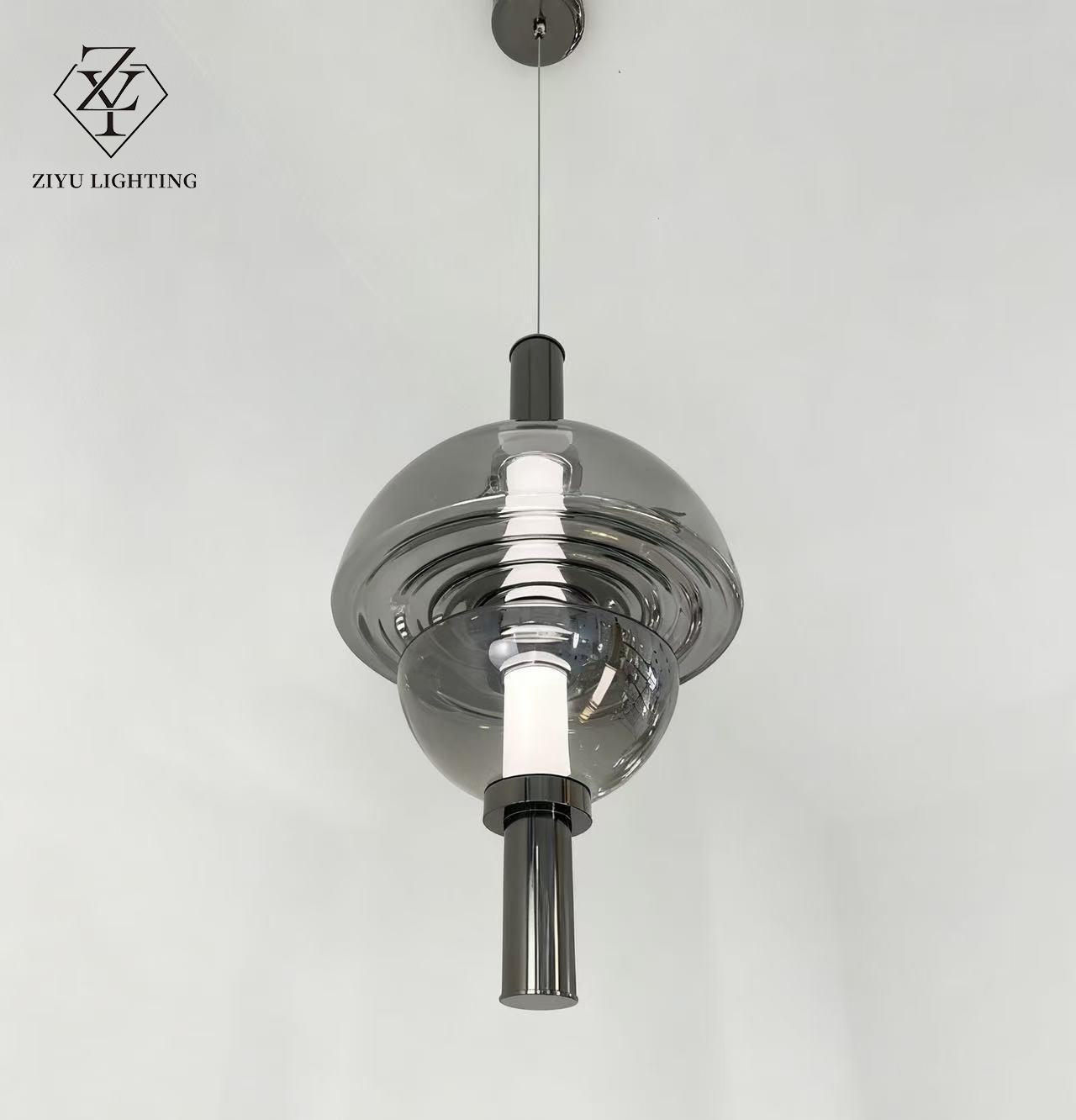 Nordic Modern Stylish dining room ,restaurant single pendant, bedroom bedside lamp, creative bar glass lampshade pendant