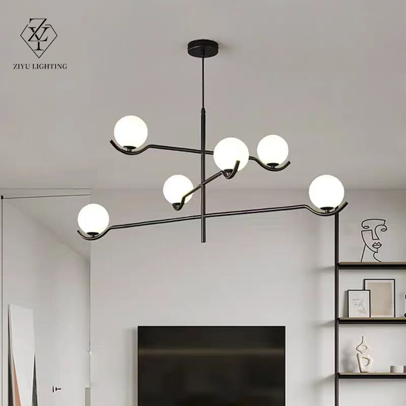 Minimalism cateen ball pendant，Modern style simple living room chandelier，nordic simplist pendant lamp