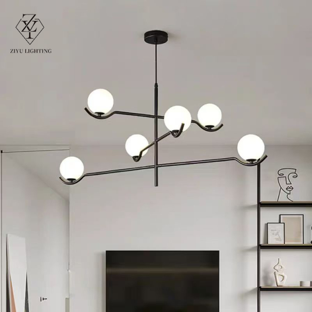 Minimalism cateen ball pendant，Modern style simple living room chandelier，nordic simplist pendant lamp
