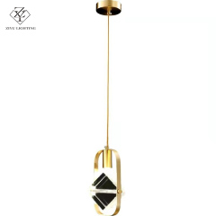 Modern simplist crystal pendant， Nordic luxury living room background wall staircase corridor bedroom bedside lamp，hallway ambient—creating pendant
