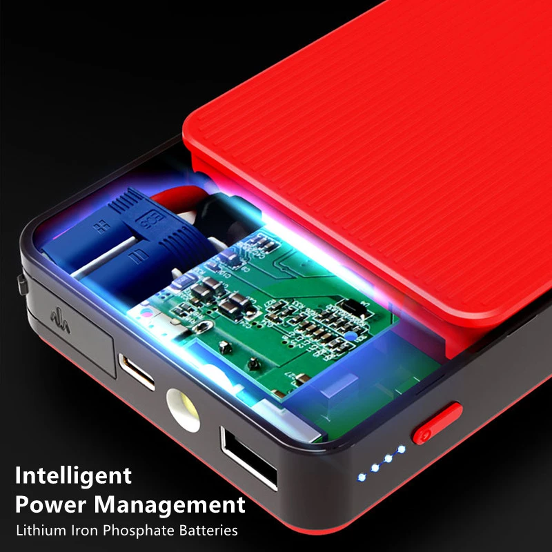 GKFLY T02A Portable Car Jump Starter 12V Vehicle Power Pack Jumper Box for Car Lithium Battery Charger for Autos Amazon Costco