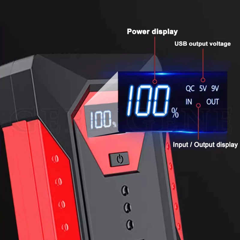 GKFLY M43 18000mAh Car Jump Starter Portable Power Bank Car Battery Booster 12V Car Starting Device for Petrol Die sel 6.0L 4.0L