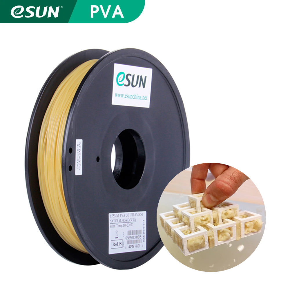 eSUN Water Soluble PVA Filament 3D Printer Filament PVA