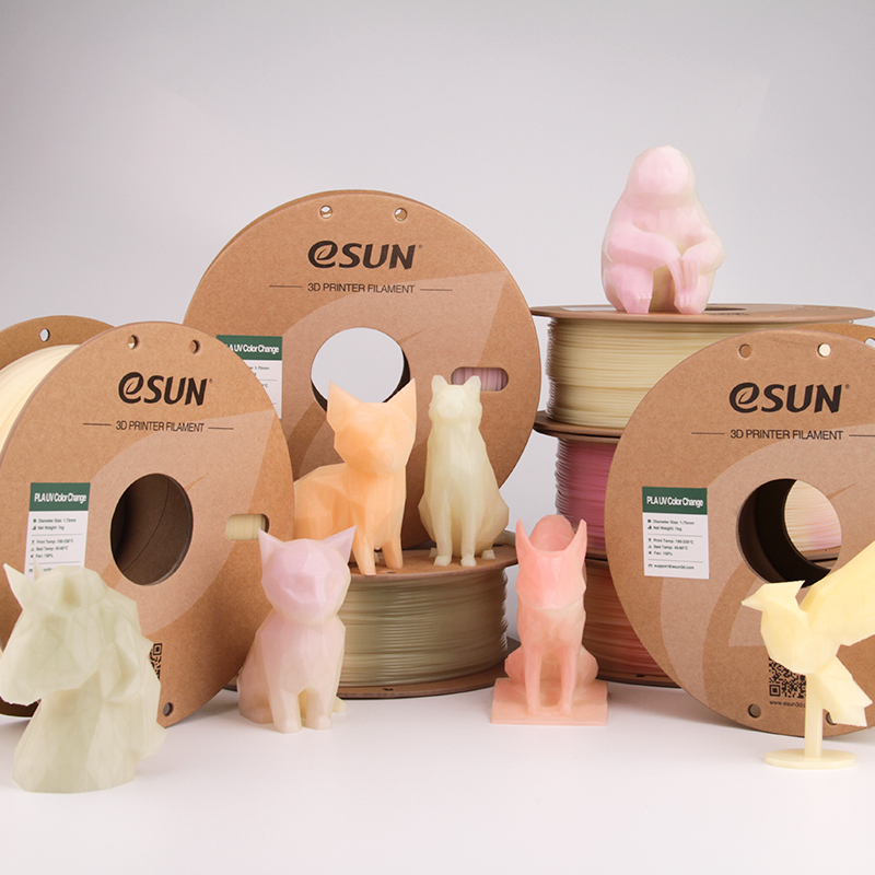 eSUN PLA-UV Color Change 1.75mm 3D Filament 1KG