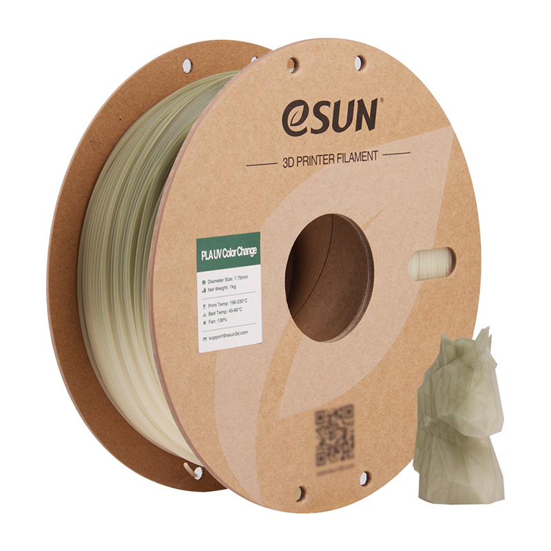 eSUN PLA-UV Color Change 1.75mm 3D Filament 1KG