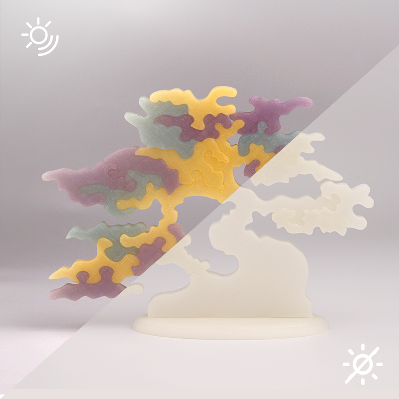 eSUN PLA-UV Color Change 1.75mm 3D Filament 1KG