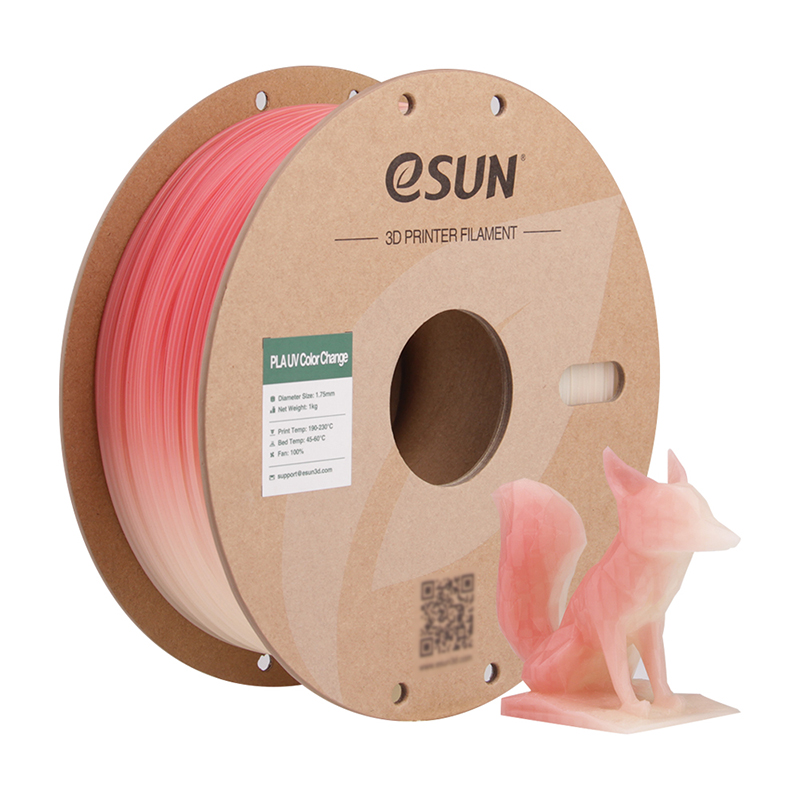 eSUN PLA-UV Color Change 1.75mm 3D Filament 1KG