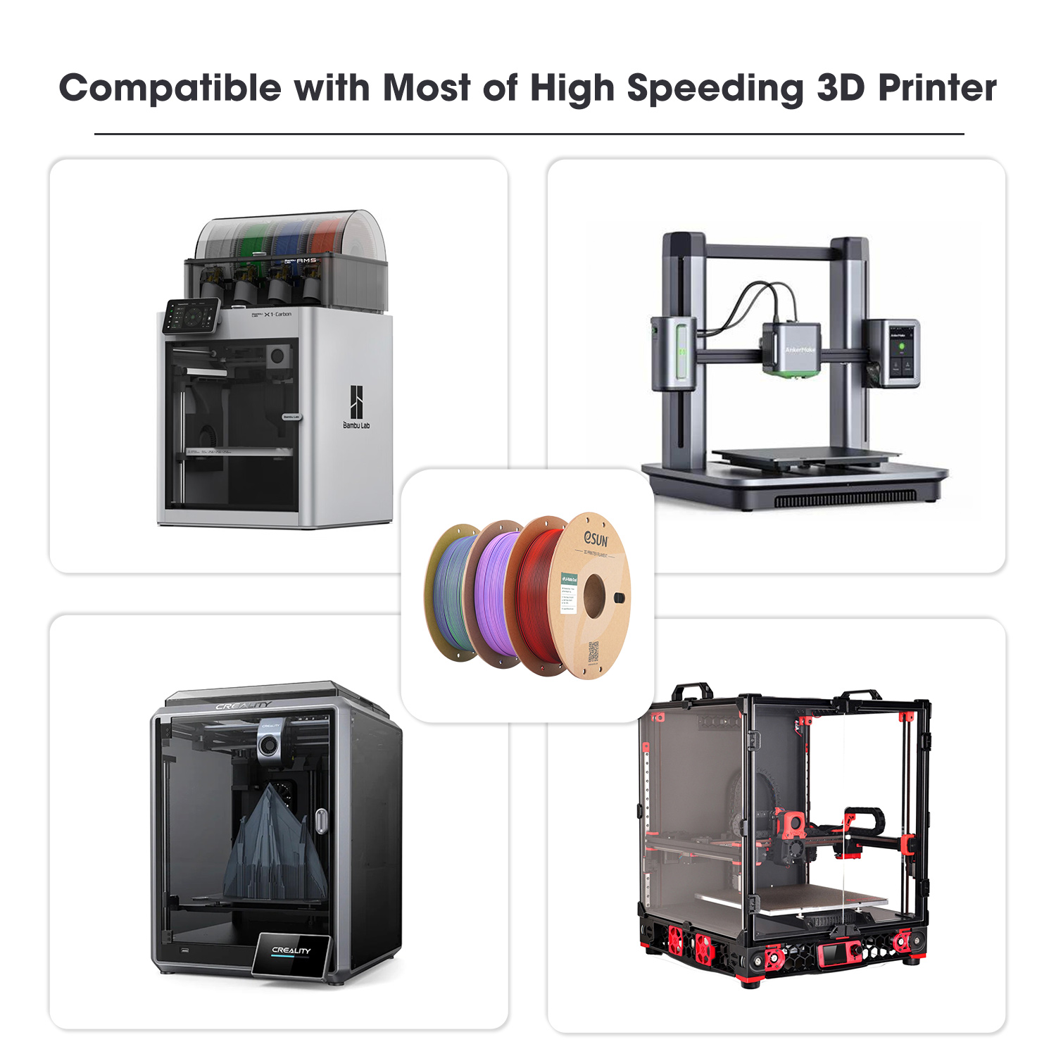 eSUN ePLA-Matte 1.75mm 3D Filament 1KG