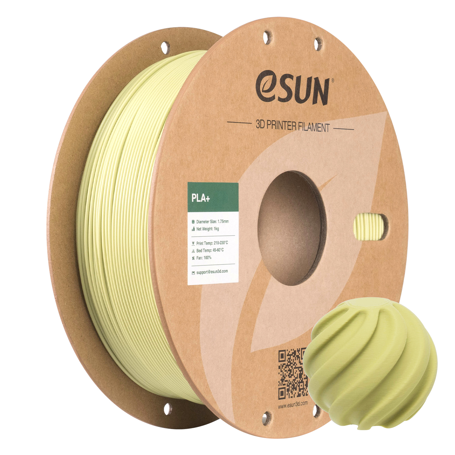 eSUN PLA+ 1.75mm 3D Filament 1KG