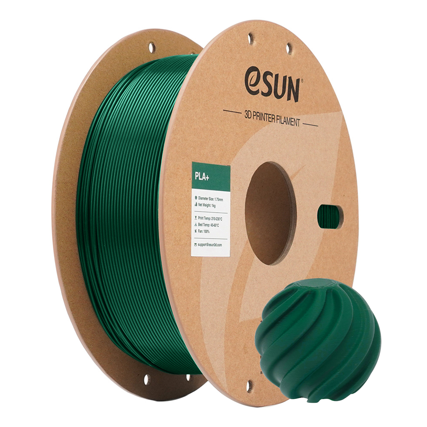eSUN PLA+ 1.75mm 3D Filament 1KG